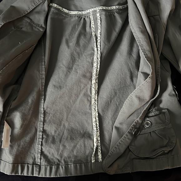 Loft grey spring jacket Sz M medium 3/4 sleeves ❤️🔥 - Picture 7 of 8